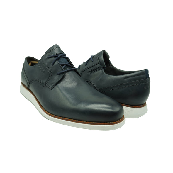 Rockport Men's Tmsd Plain Toe Oxford Shoes Navy Blue Size 16