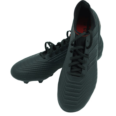 Adidas Men's Predator 19.3 FG Firm Ground Soccer Cleats Black Red Size 7.5