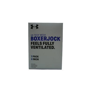 Under Armour Men's Tech Mesh 6in Boxer Brief Underwear 2 Pack Navy Blue Gray XXL