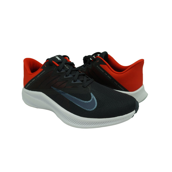 Nike Men's Quest 3 Running Athletic Shoes Navy Blue Red