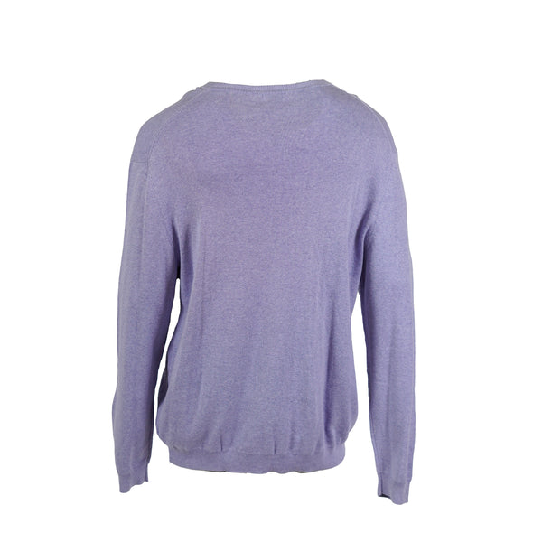 Calvin Klein Men's Long Sleeve V Neck Sweater Lilac Purple Size XXL