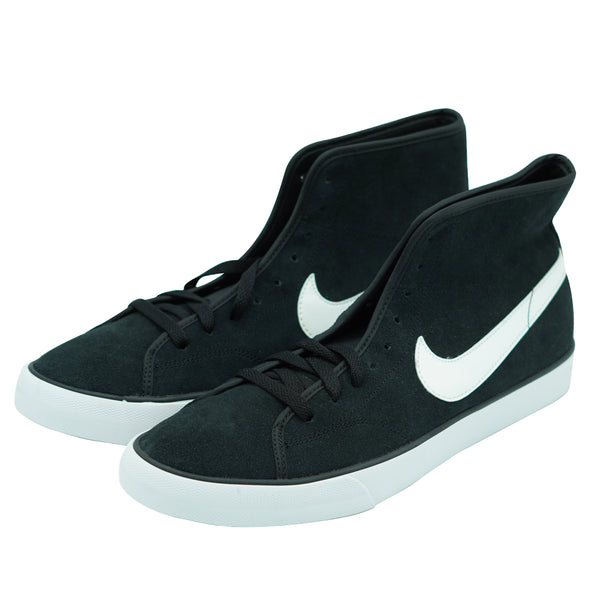 Nike Women's Primo Court Mid Suede Athletic Shoes Black White Size 12