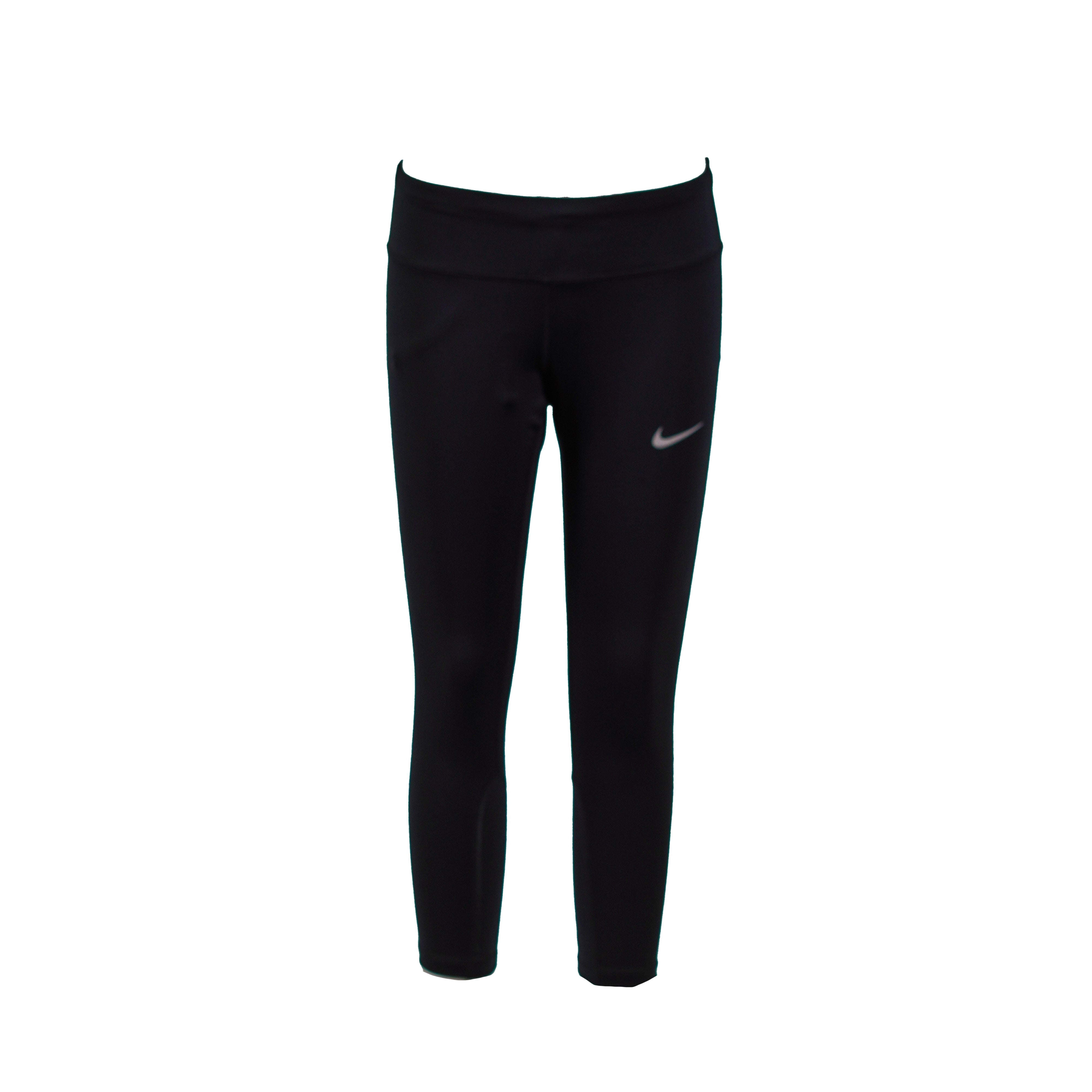 Nike Women's Epic Run Tight Fit Running Capri Tights Black Size