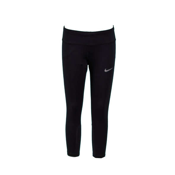 Nike Women's Epic Run Tight Fit Running Capri Tights Black Size Small