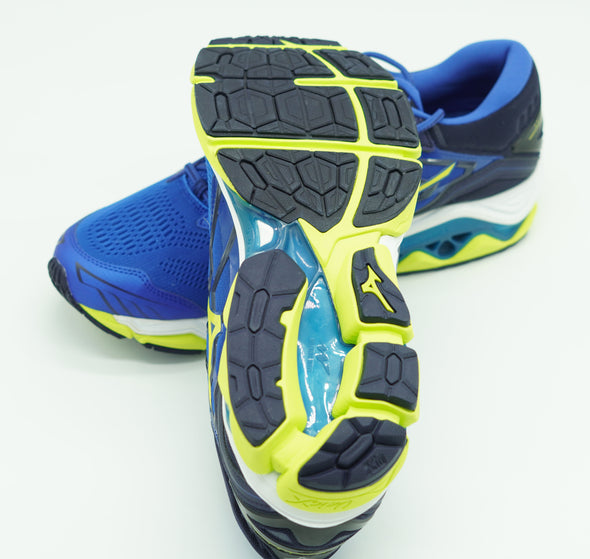 Mizuno Men's Wave Horizon 2 Running Athletic Shoes Blue Green Black