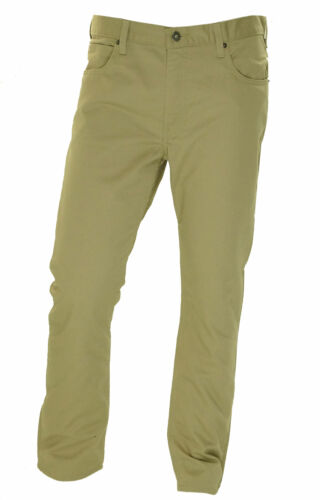 Dickies Men's Slim Tapered Fit Flex Fabric Crossover Pants Sand Tan