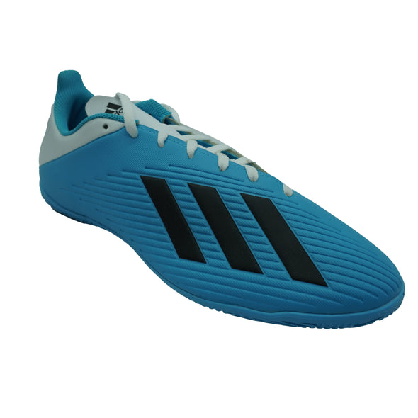 Adidas Men's X 19.4 Indoor Soccer Shoes Blue White Size 10