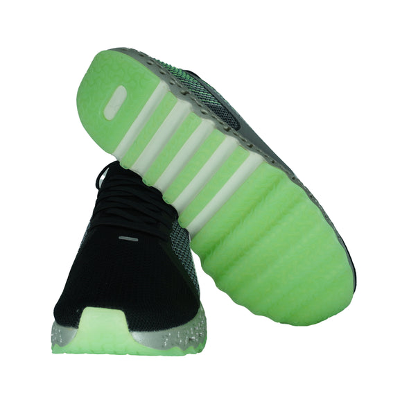 Puma Men's Calibrate Runner Lifestyle Sneakers Black Gray Green Size 9.5