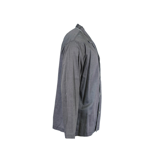 Polo Ralph Lauren Men's Woven Button Front Oxford Sleep Shirt Gray Size Medium