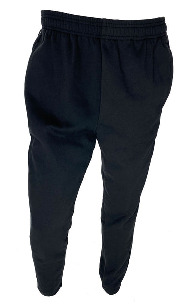 Adidas Men's Elastic Waist Three Stripe Jogger Sweatpants Black White Size XL