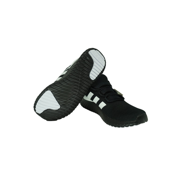 Adidas Men's Kaptir Running Athletic Shoes Black White Size 8
