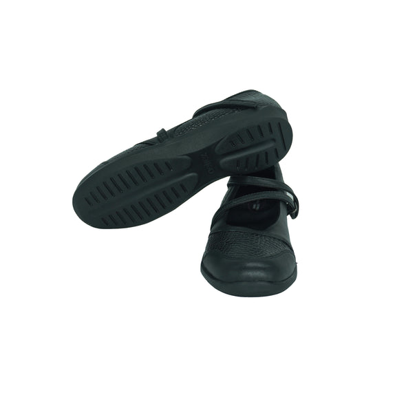 Apex Women's Julia Wrap Around Mary Jane Shoes Black Size 7.5