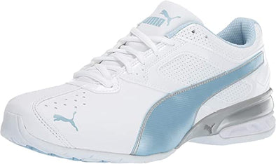 Puma Women's Tazon 6 FM Athletic Shoes White Blue Size 7