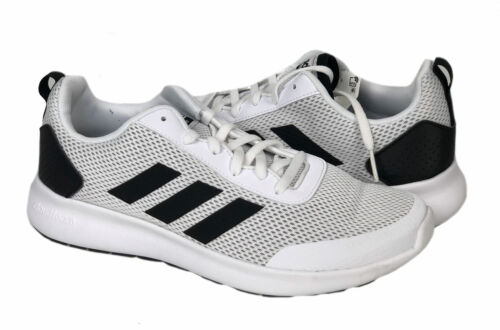 Adidas Men's Argecy Running Athletic Shoes White Black Size 9