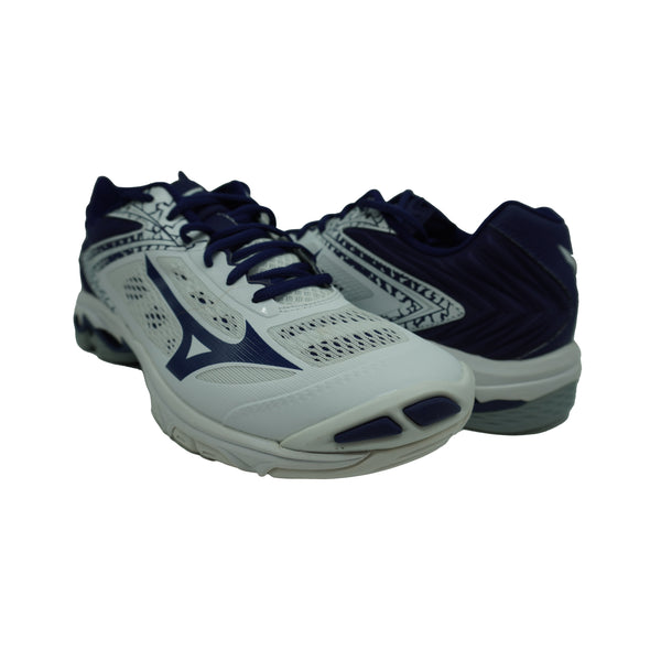 Mizuno Women's Wave Lightning Z5 Volleyball Athletic Shoes White Black Gray 12