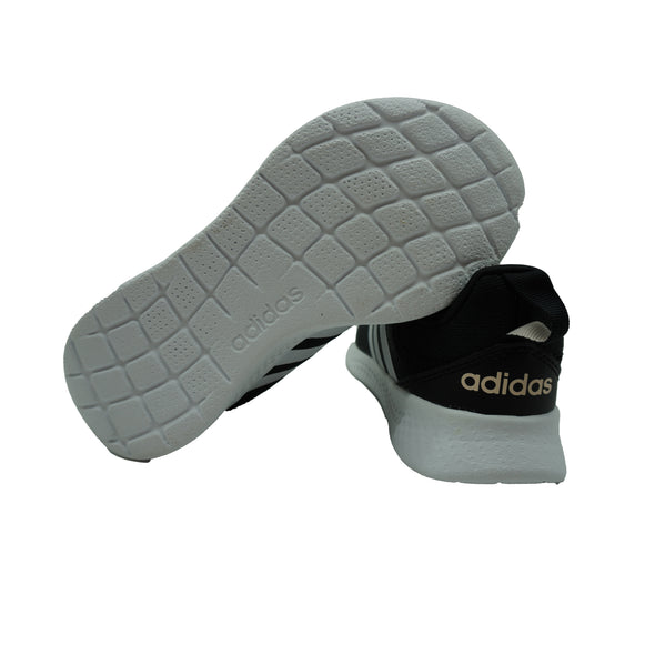 Adidas Unisex Little Kid's Puremotion Running Shoes Black White Pink Tint 13.5 K
