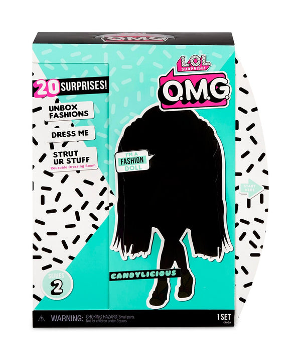 L.O.L. Surprise! O.M.G. Candylicious Fashion Doll with 20 Surprises Series 2