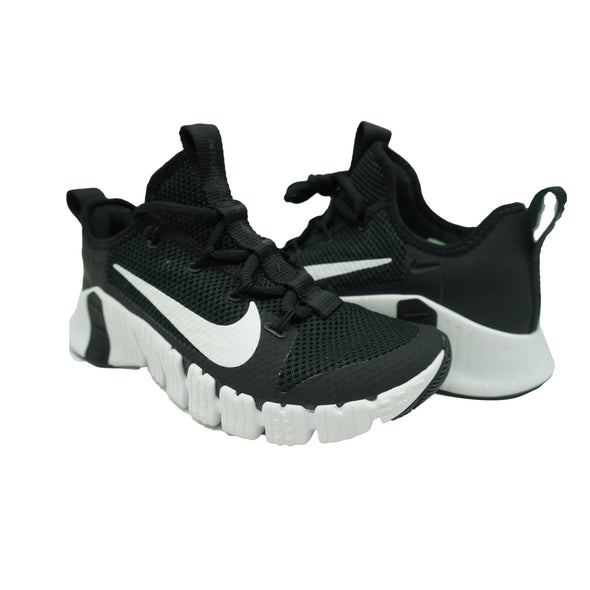 Nike Women's Free Metcon 3 Training Athletic Shoes Black White Size 6